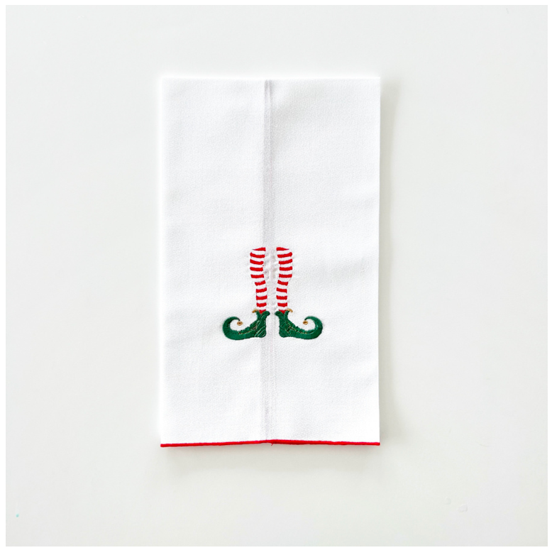 Christmas Boots Guest Towel