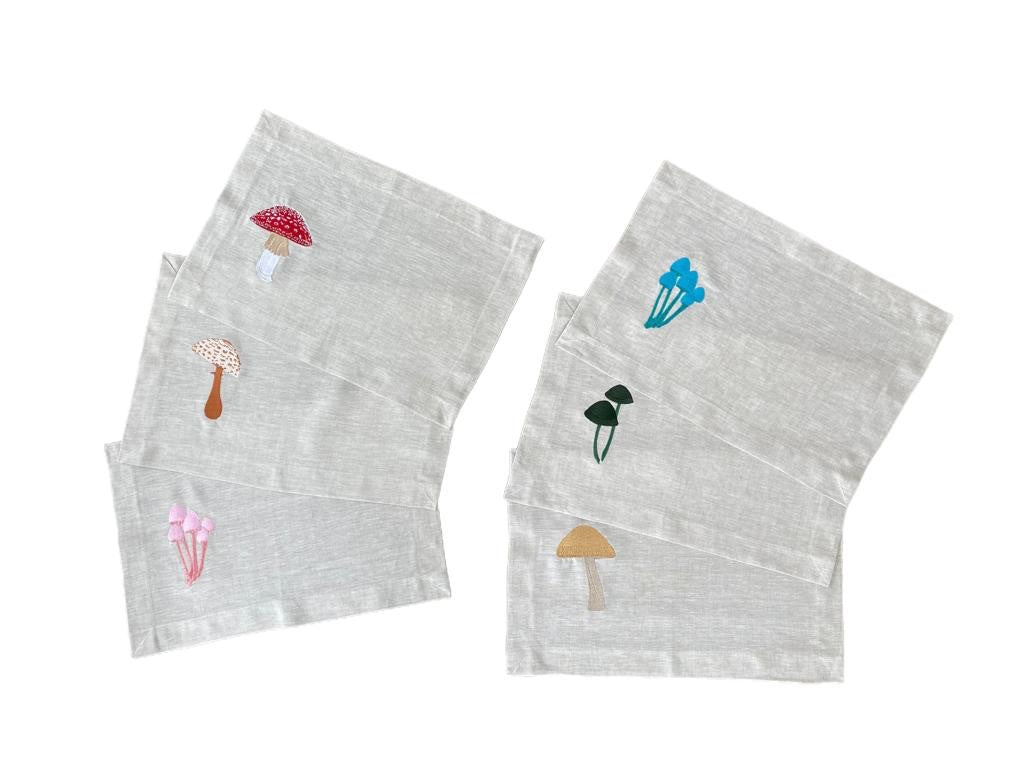 Mushroom Placemats (Set of 6)