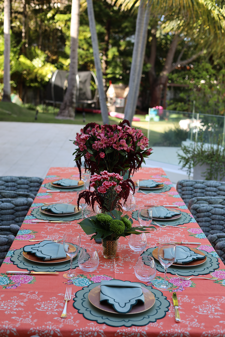 Ana Mint Spillproof Bundle (4 Placemats + 4 Napkins)