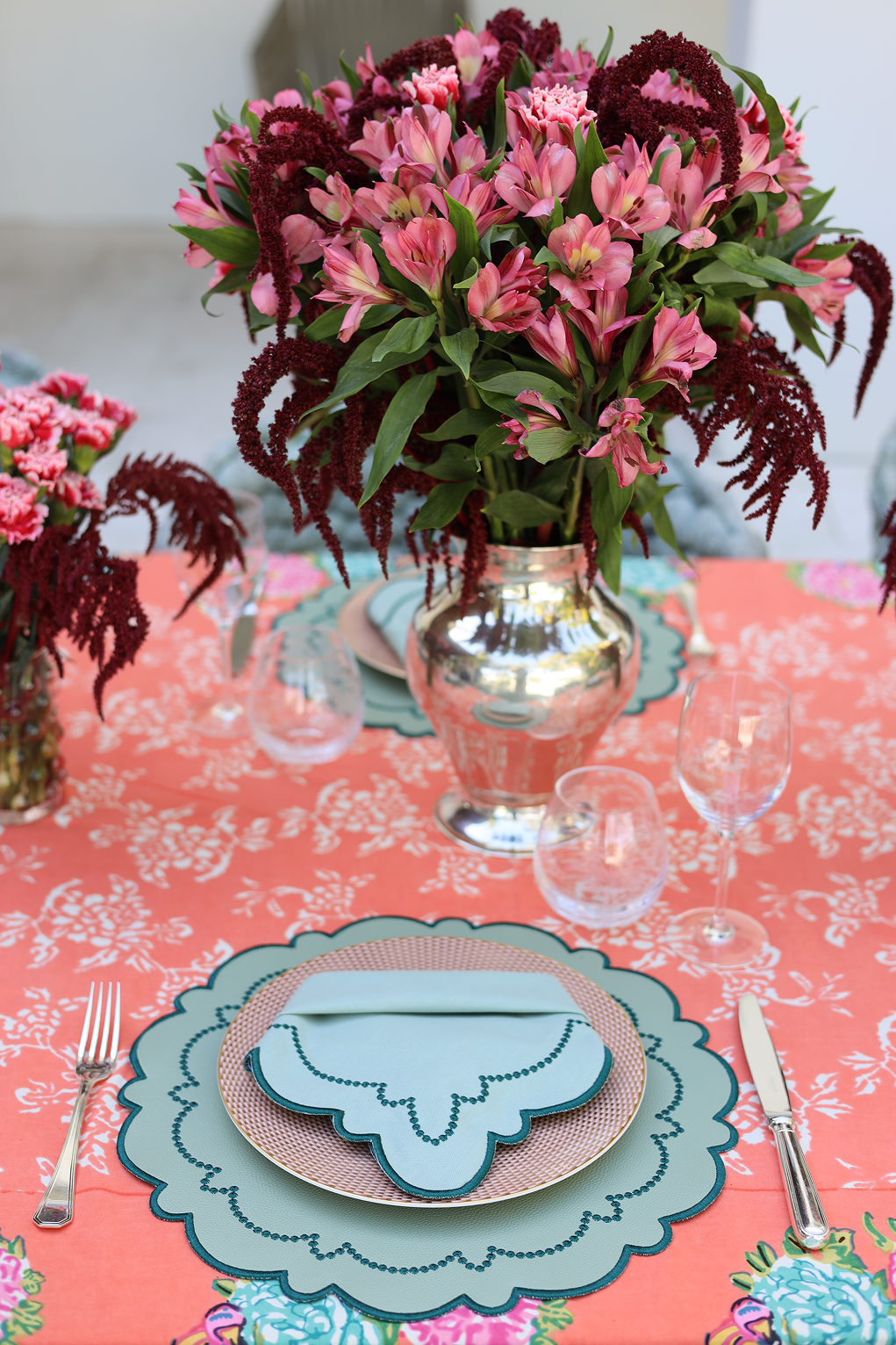 Ana Mint Spillproof Placemats (Set of 4)