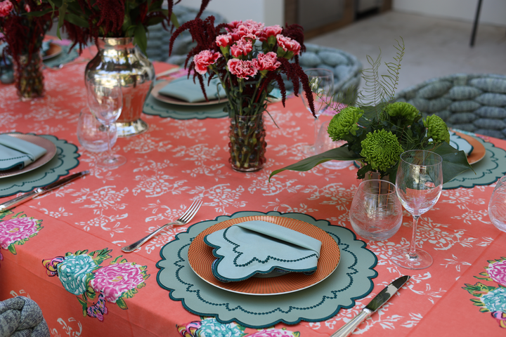 Ana Mint Spillproof Bundle (4 Placemats + 4 Napkins)