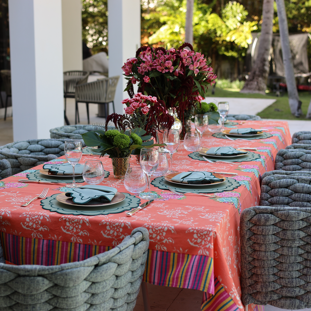 Ana Mint Spillproof Bundle (4 Placemats + 4 Napkins)