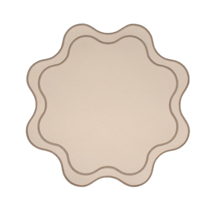 Isabella Reversible Spillproof Placemats – Pistachio & Beige Trim (Set of 4)