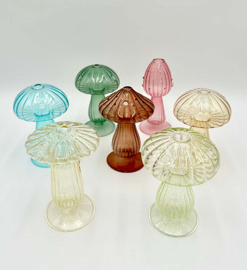 Mushroom Vases (Set of 7)