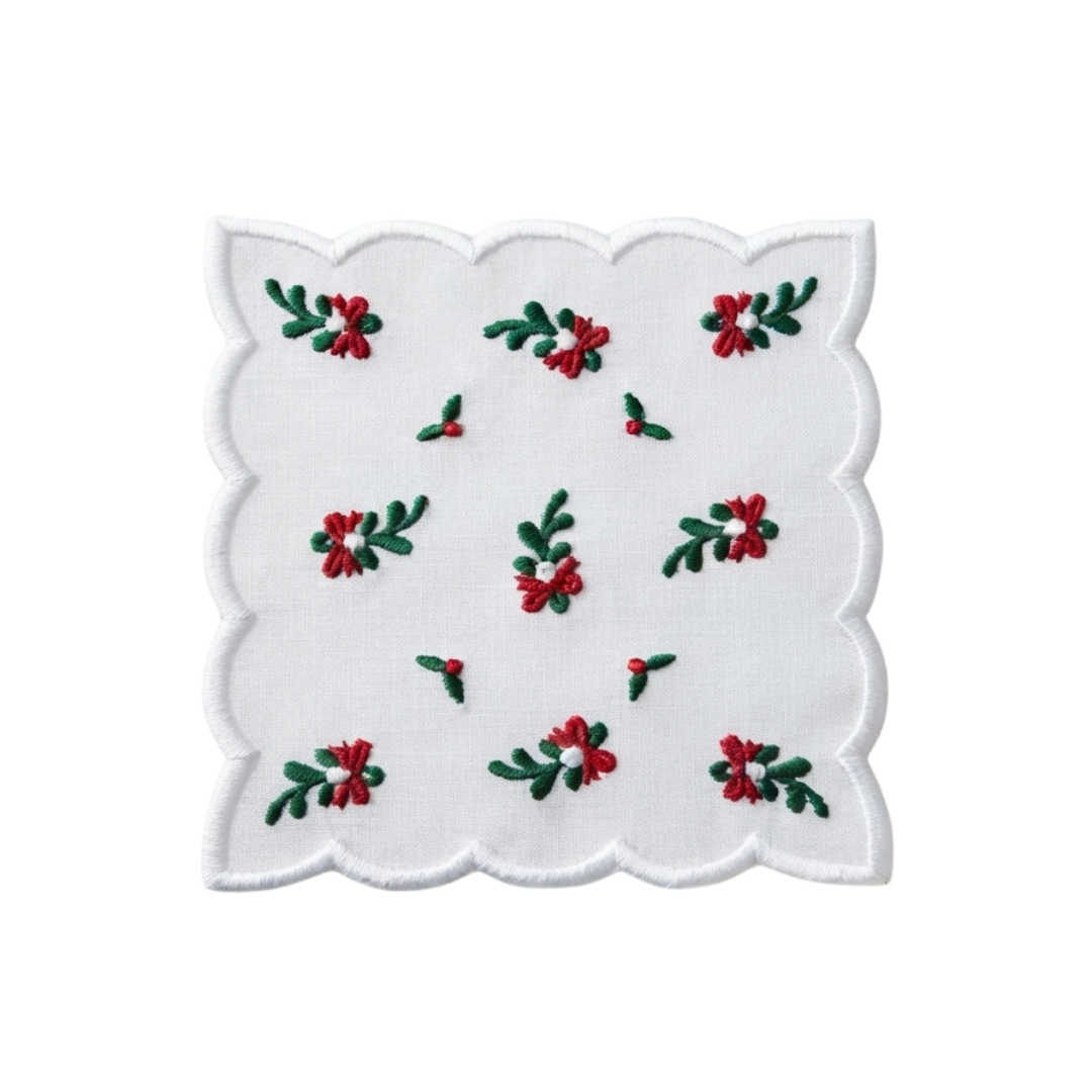 Mistletoe Cocktail Napkins (Set of 6)