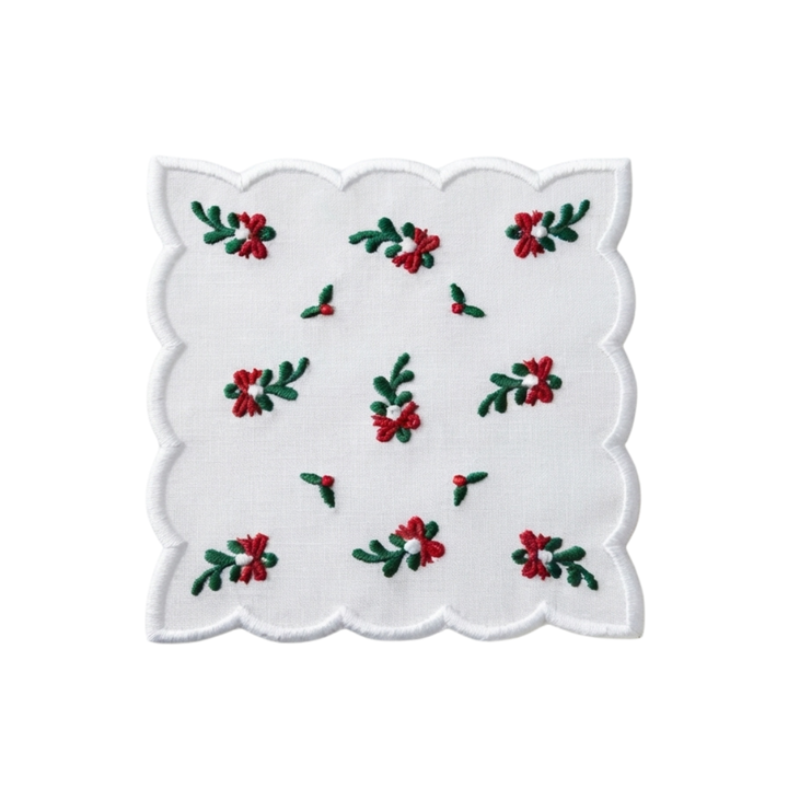 Mistletoe Cocktail Napkins (Set of 6)