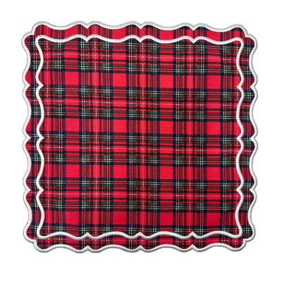 Annie Tartan Elegance Combo: 4 Napkins + 4 Placemat