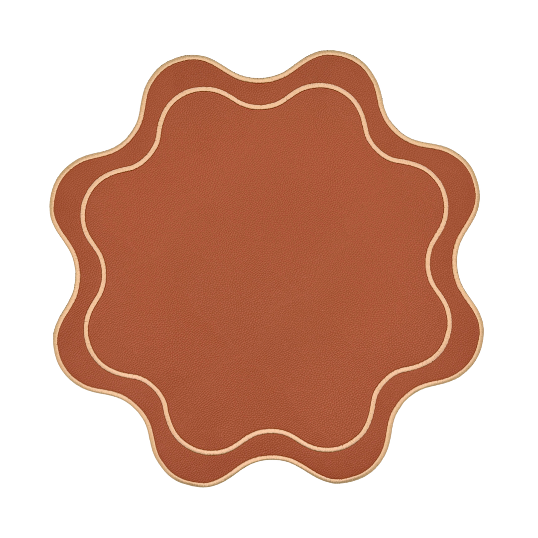 Isabella Brown Spillproof Placemats (Set of 4)