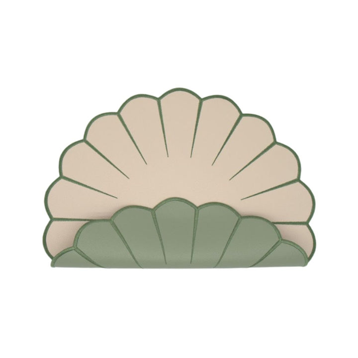 Elena Reversible Spillproof Placemats – Mint & Green Trim (Set of 4)