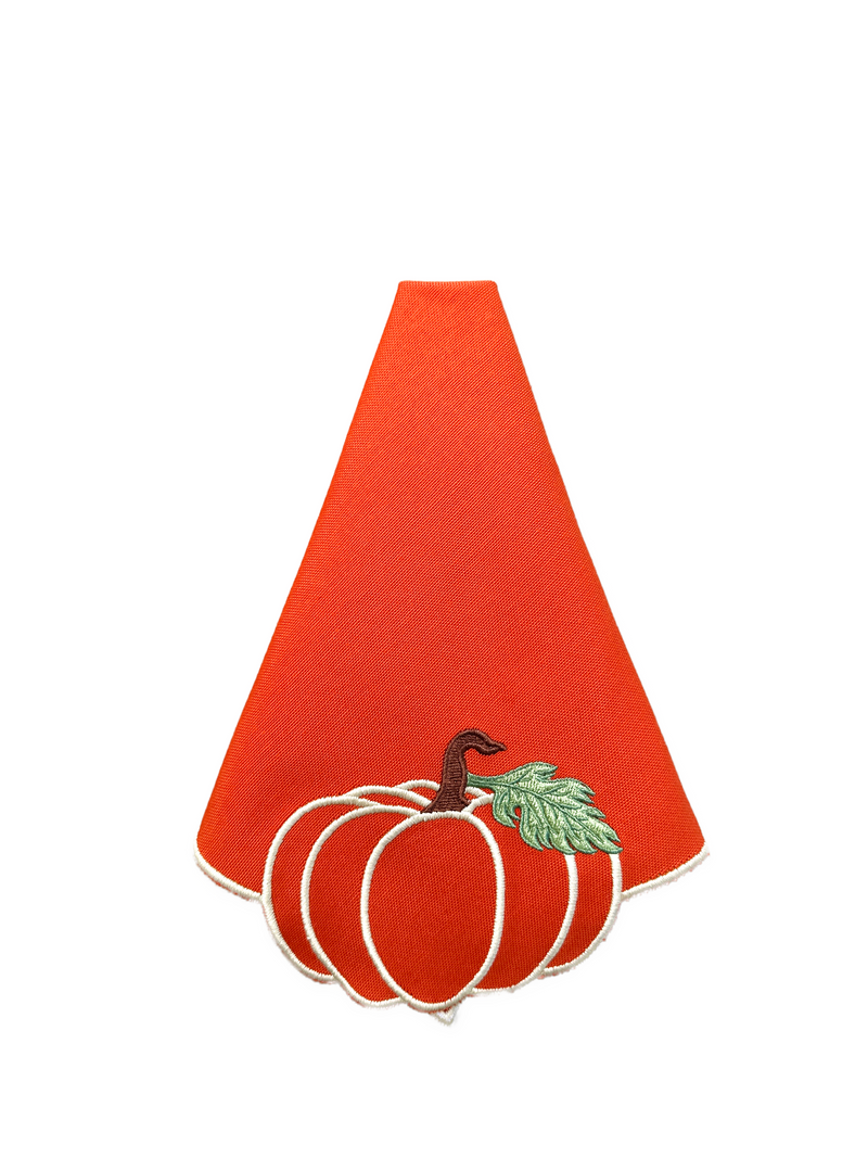 Orange Pumpkin Napkins (Set of 4)