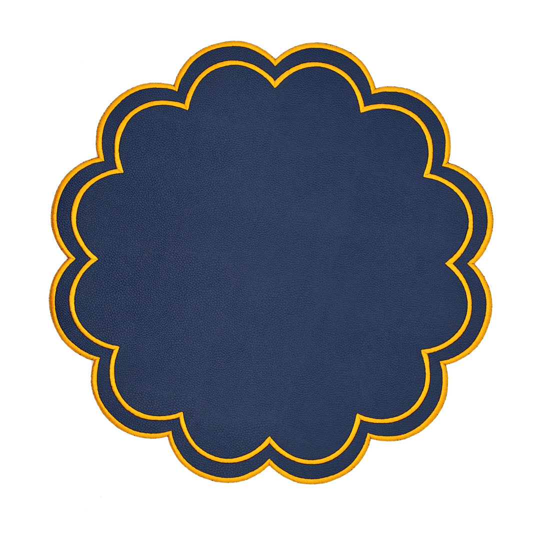 Lucia Navy Spillproof Placemats (Set of 4)
