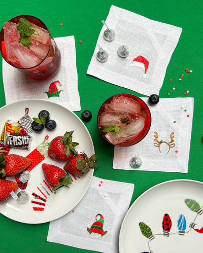 Christmas Hats Cocktail Napkins (Set of 6)