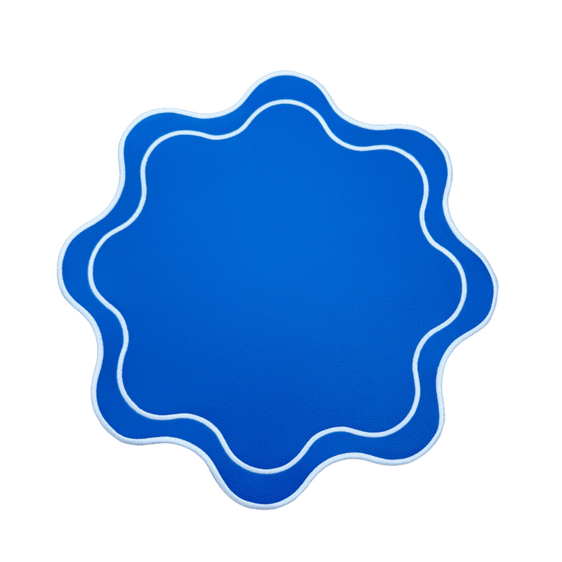 Isabella Royal Blue w/ White Trim (Set of 4)