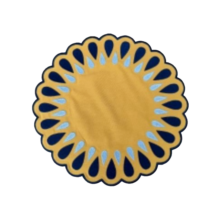 Manuela Placemats Yellow/Blue (Set of 4)