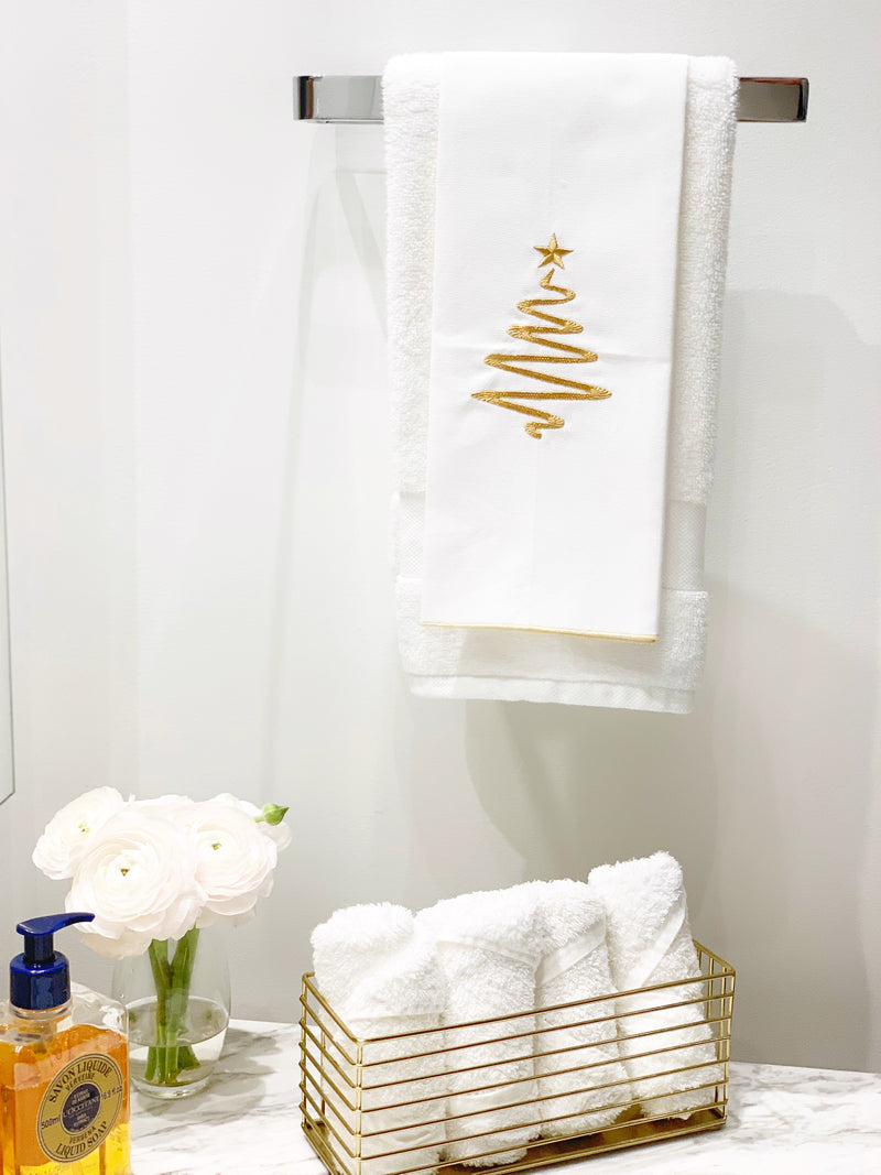 Christmas Tree Guest Towel