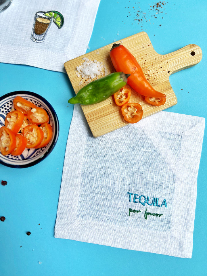 🍹 Tequila Cocktail Napkins (Set of 6)