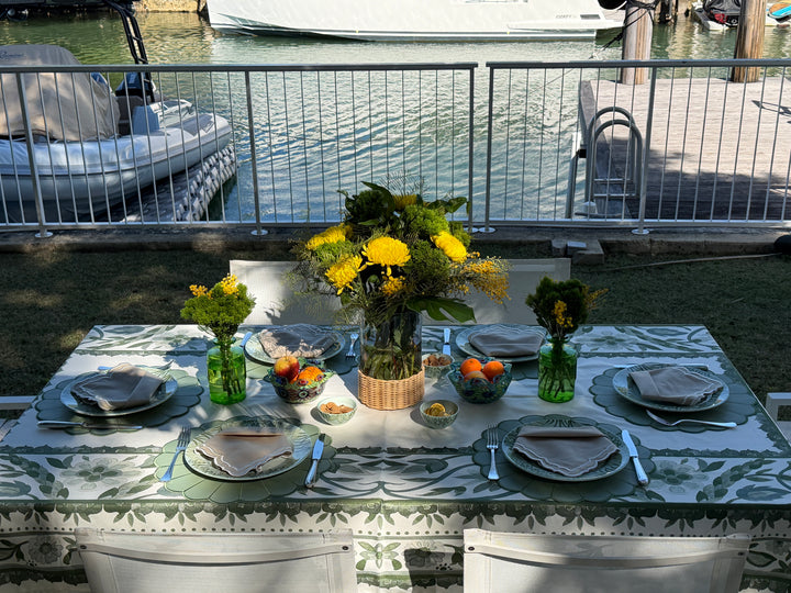 Elena Mint Spillproof Placemats (Set of 4)