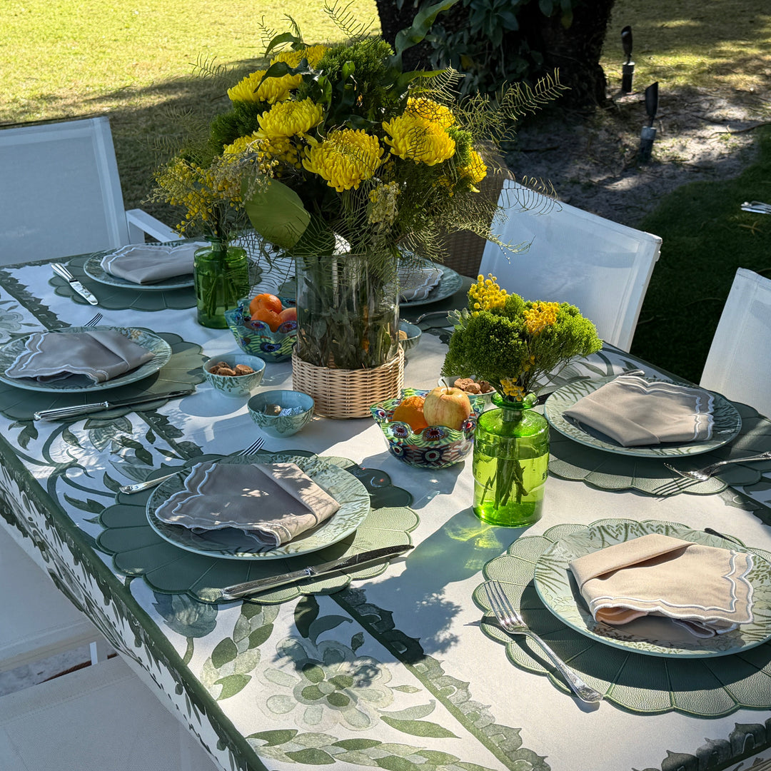 Elena Mint Spillproof Placemats (Set of 4)