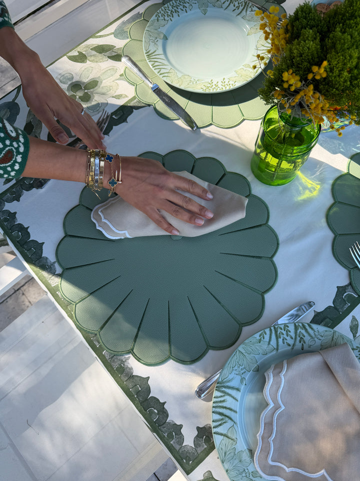 Elena Mint Spillproof Placemats (Set of 4)