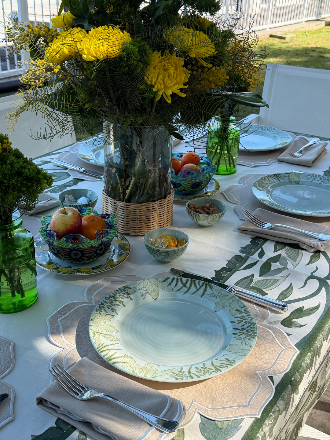 Dalia Beige Spillproof Placemats (Set of 4)