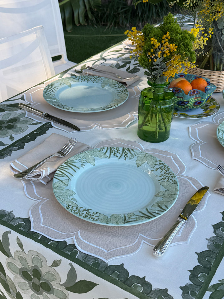 Dalia Beige Spillproof Bundle (4 Placemats + 4 Napkins)