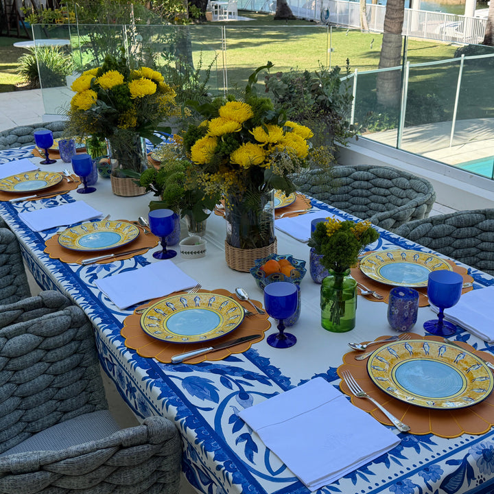 Elena Yellow Spillproof Placemats (Set of 4)