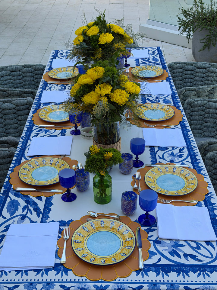 Elena Yellow Spillproof Placemats (Set of 4)