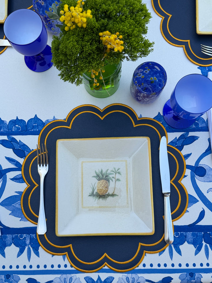 Lucia Navy Spillproof Placemats (Set of 4)