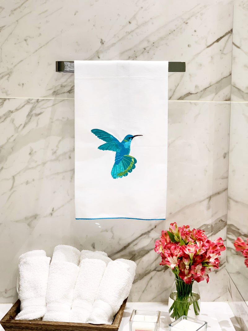 Hummingbird Guest Towel