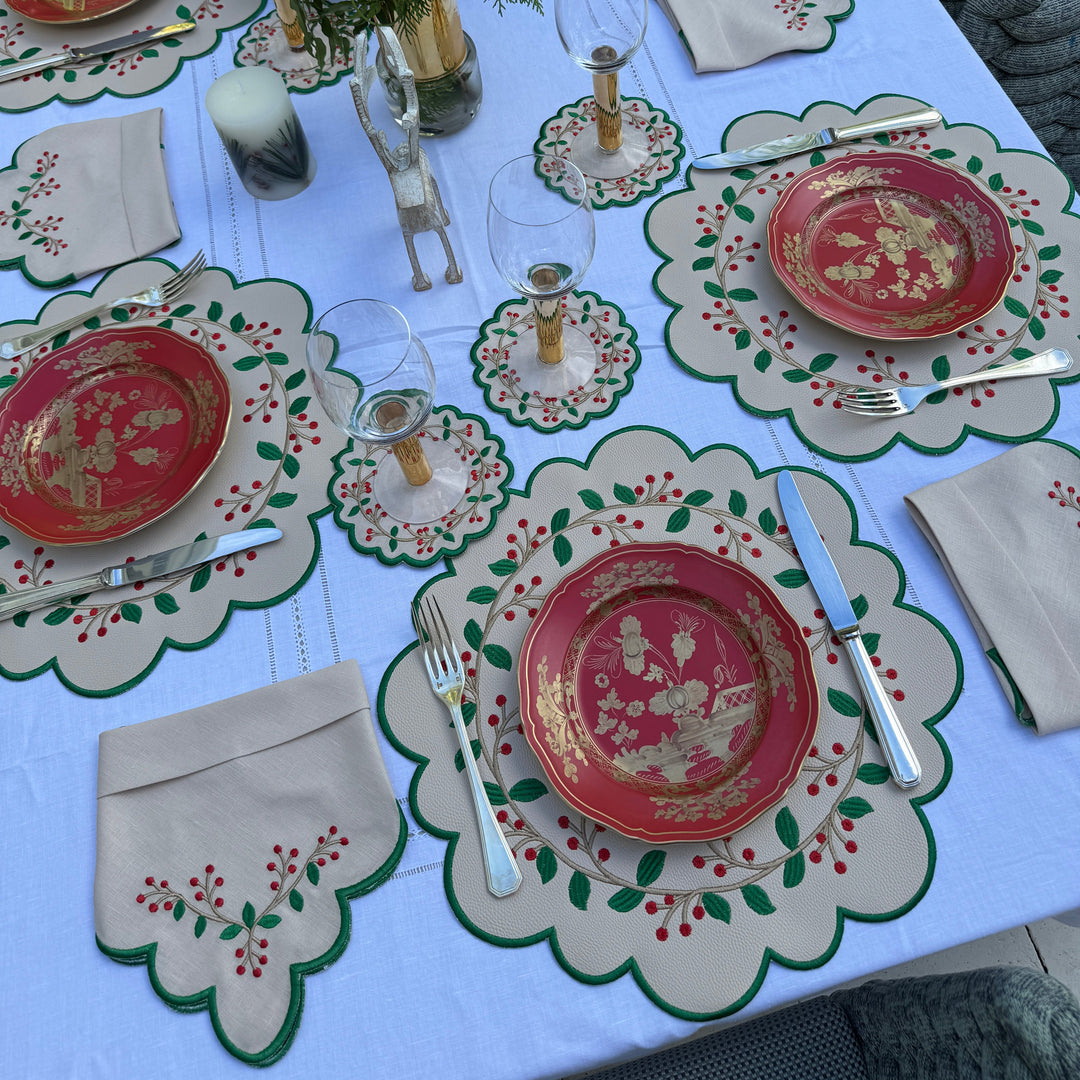 Isabella Placemats Holiday (Set of 4)