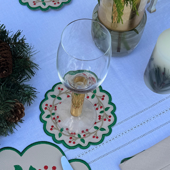 Isabella Holiday Cocktail Napkins (Set of 4)