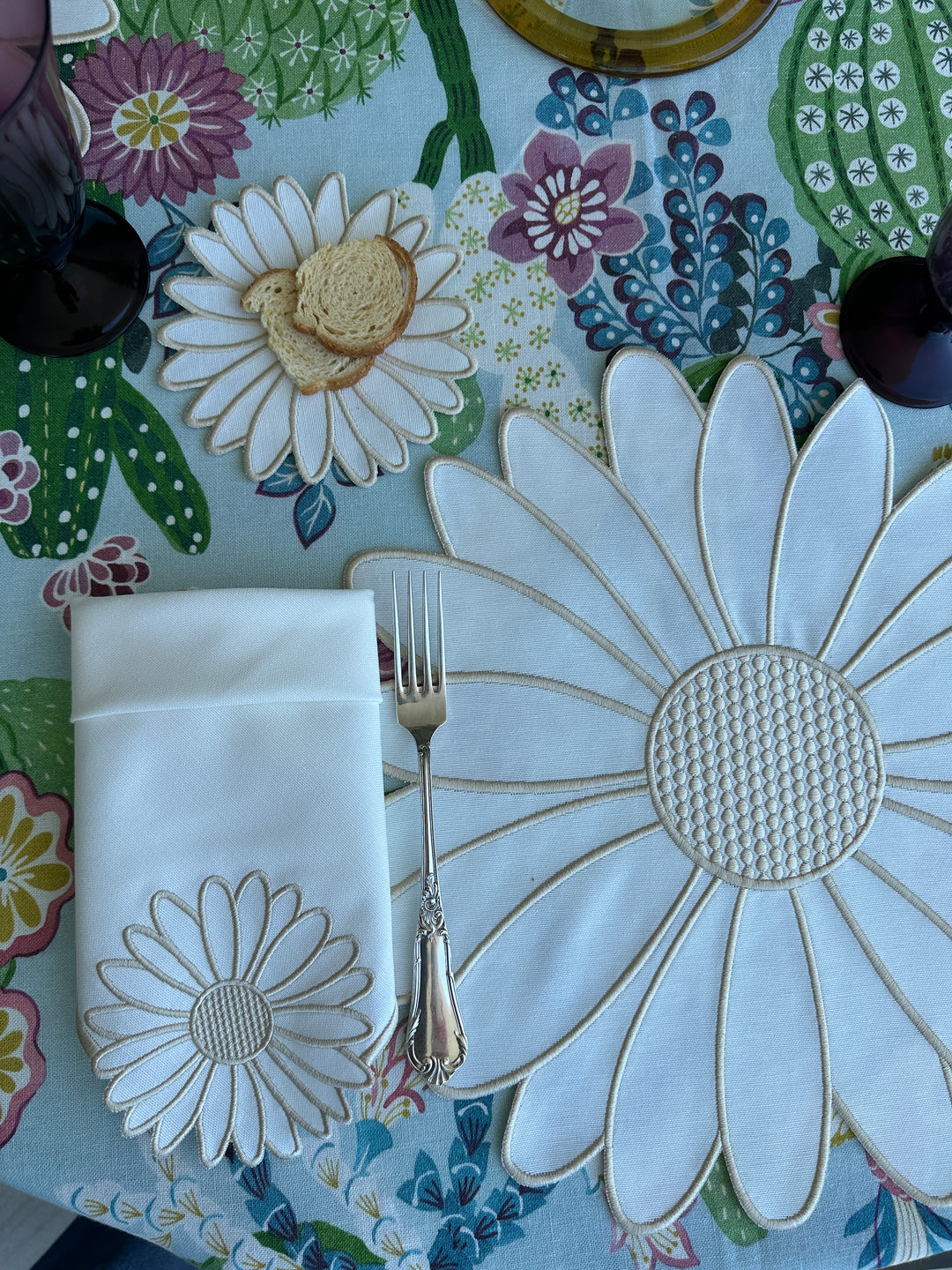 Flor Ivory Placemats (Set of 4)