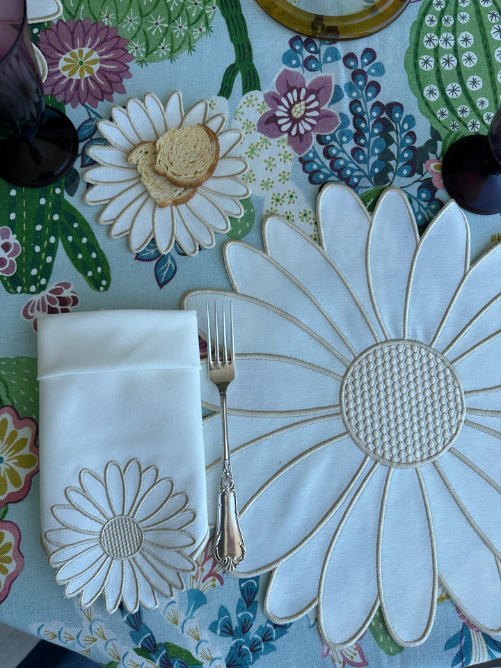 Flor Ivory Placemats (Set of 4)