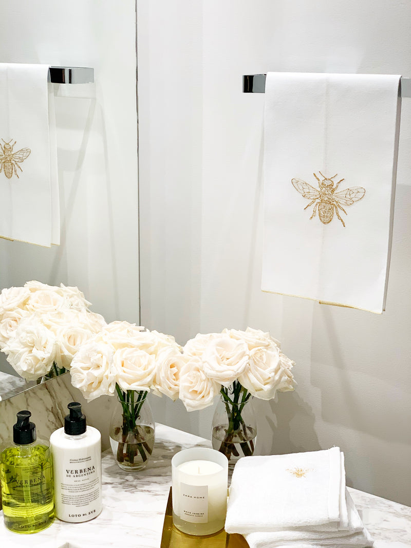 Golden Bee Guest Towel