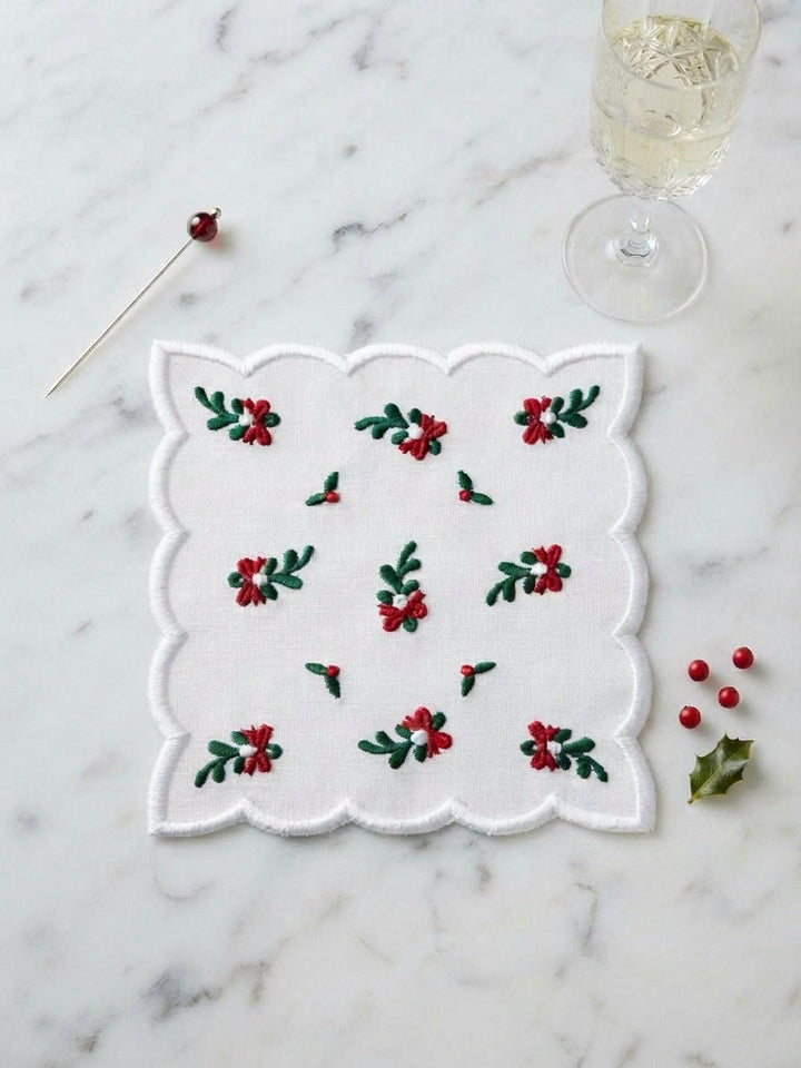 Mistletoe Cocktail Napkins (Set of 6)