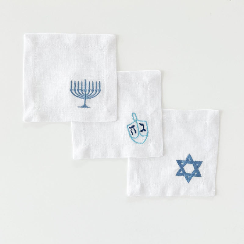 Hannukah Cocktail Napkins (Set of 6)