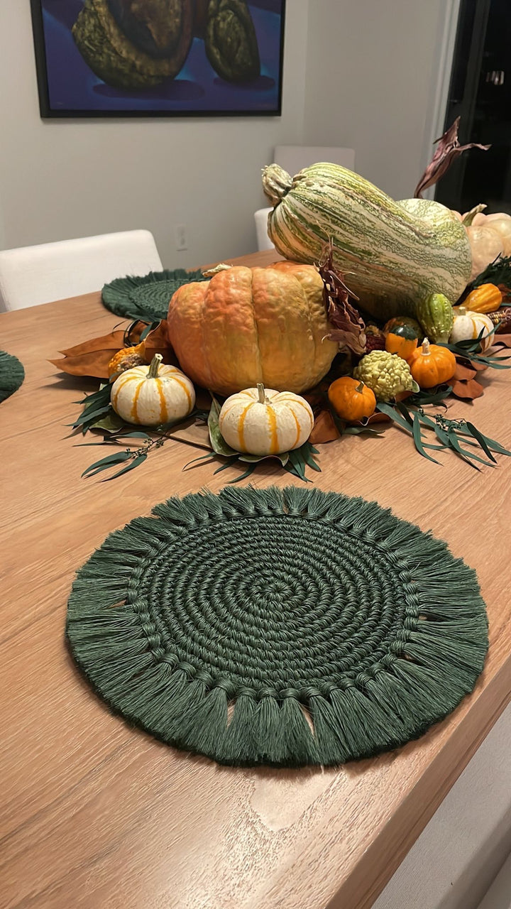 Francesca Hunter Green Placemat (Set of 4)