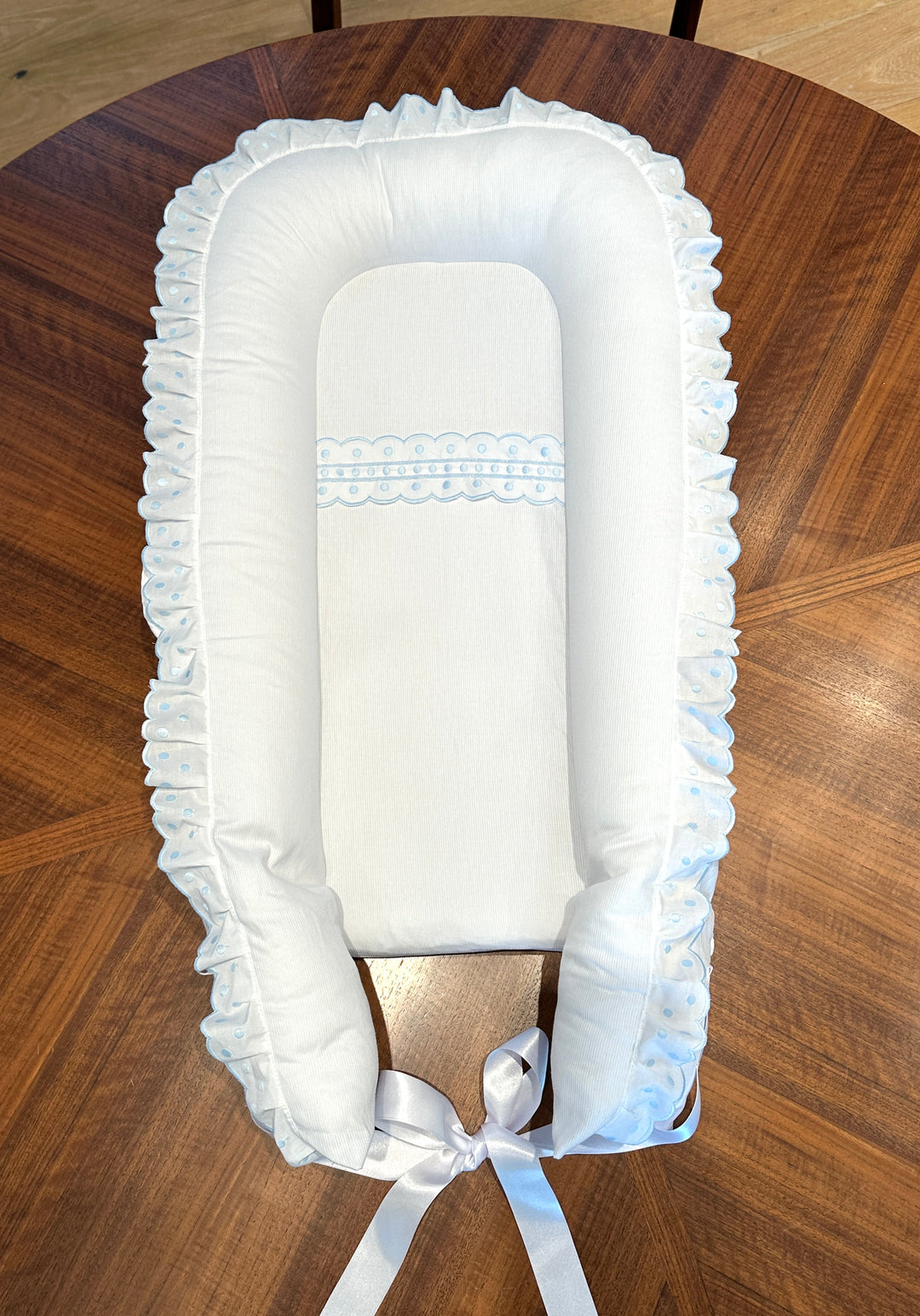 Dock-A-Tot Cover White w/ Blue Trim