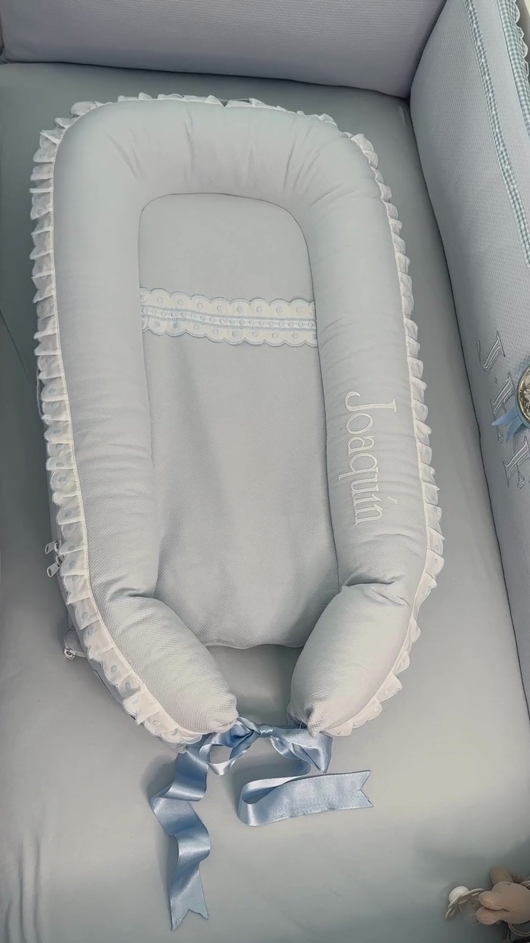 Dock-A-Tot Cover White w/ Gray Trim