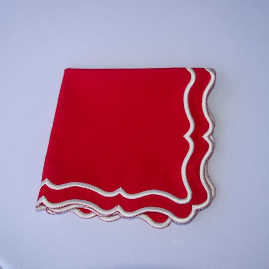 Annie Red Napkins (Set of 4)