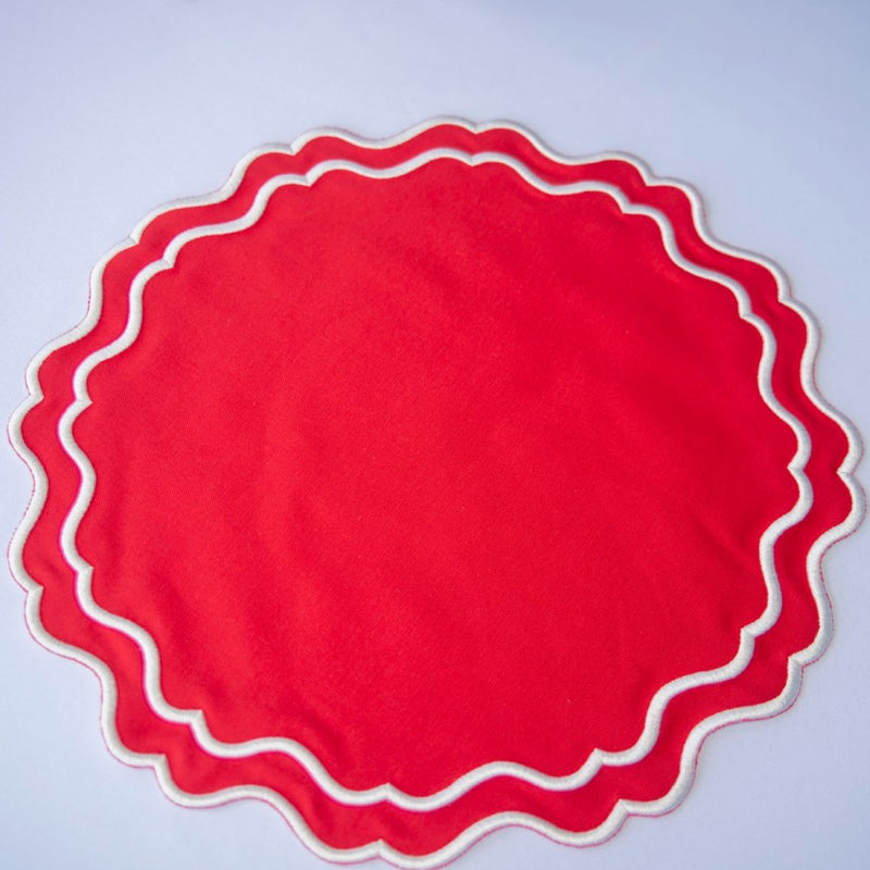 Annie Red Placemat (Set of 4)