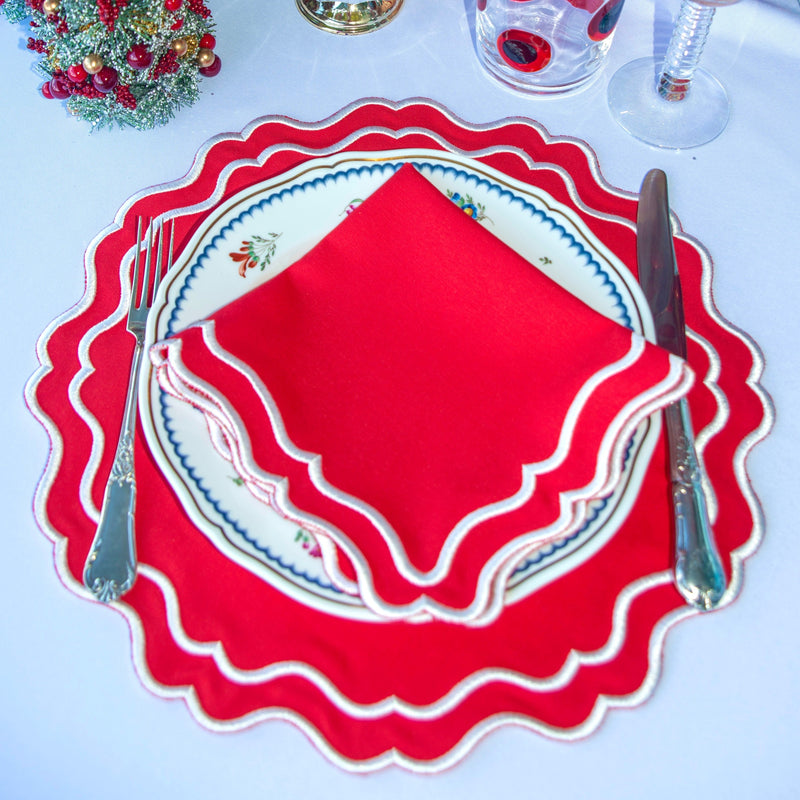 Annie Red Napkins (Set of 4)