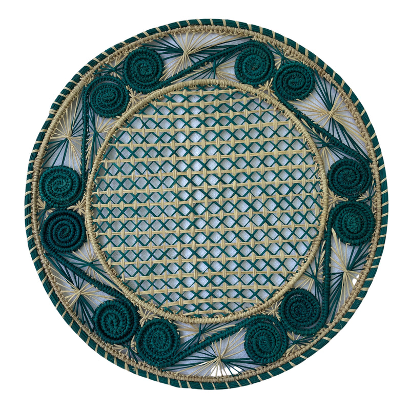 Caracol Neutral Placemat (Round, Set of 4)