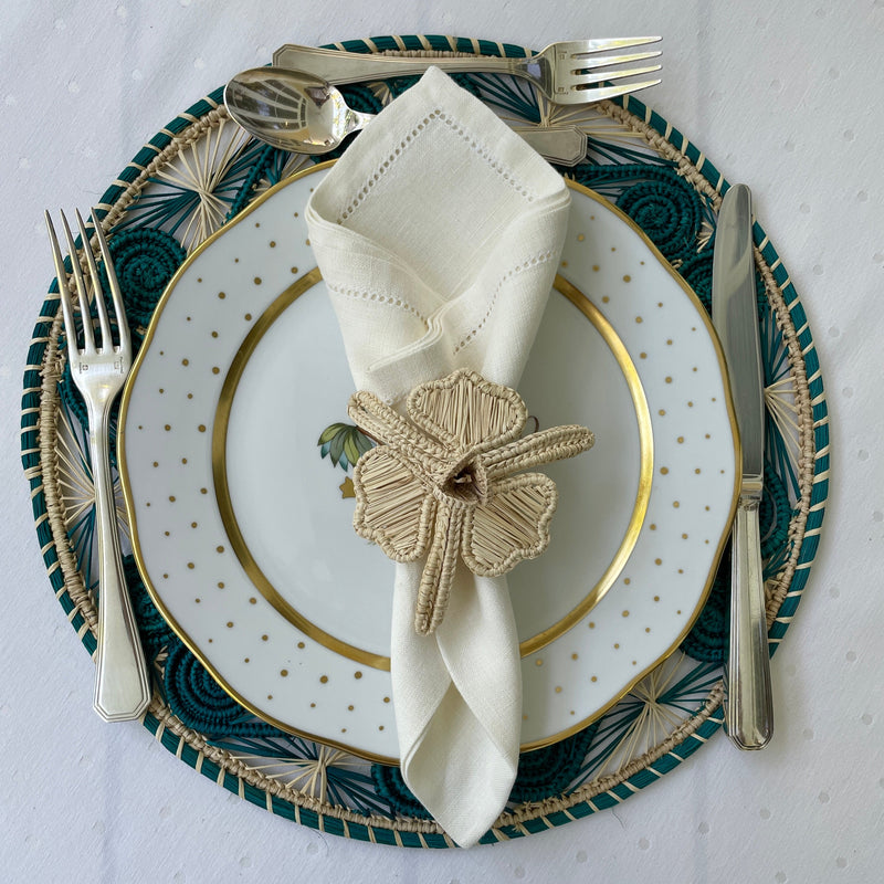 Neutral Flor Napkin Ring