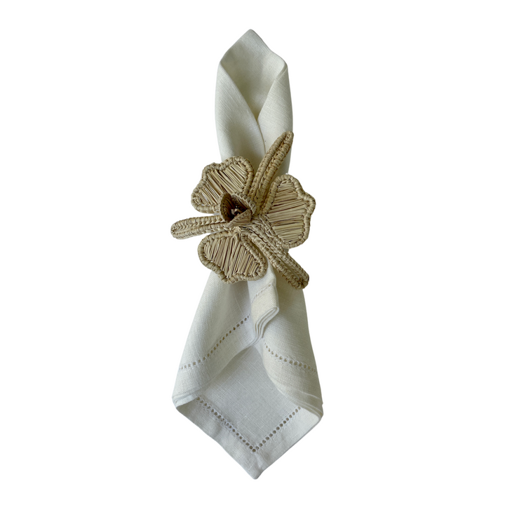 Neutral Flor Napkin Ring