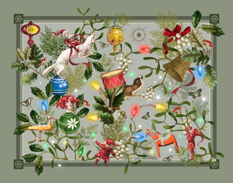 Christmas Tropical Placemat (Set of 4)