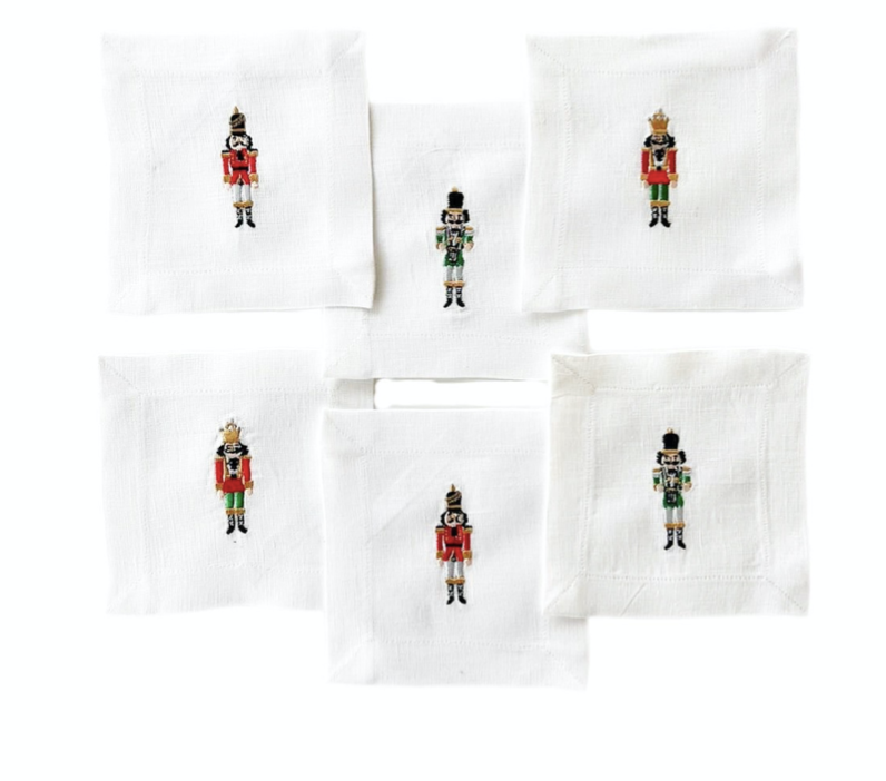 Nutcrackers Cocktail Napkins (Set of 6)